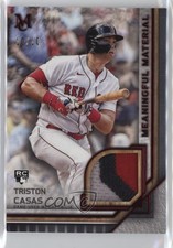 2023 Museum Collection Meaningful Material Relics Ruby 10/10 Triston Casas 1d59