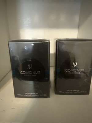 Iconic Nuit Pour Homme Eau De Parfum By Grandeur Elite 100ml 3.4 FL OZ