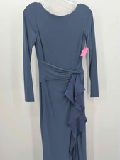 Pre-Owned Lauren Blue Size 2 Maxi Evening Gown
