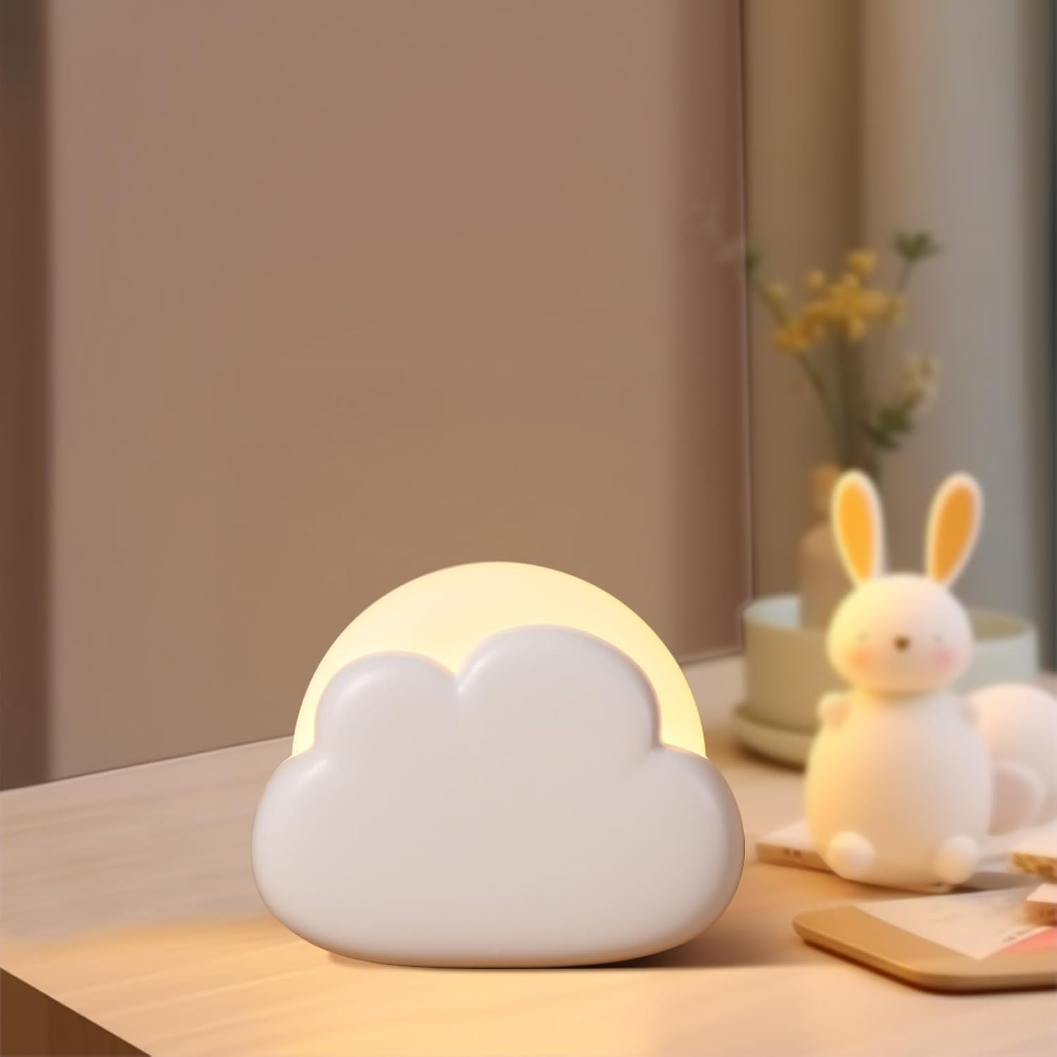 Luce Notturna Bambini Ricaricabile, Lucina Notte Bambina, Luce Notturna Neonato,