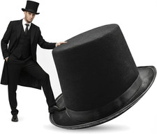 Novelties Top Hat for Men, Steampunk Hat, Victorian Top Hats