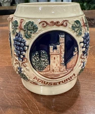 Vintage Gerz West Germany Beer Steins Rhine Castles Feindl Brüder Ruine