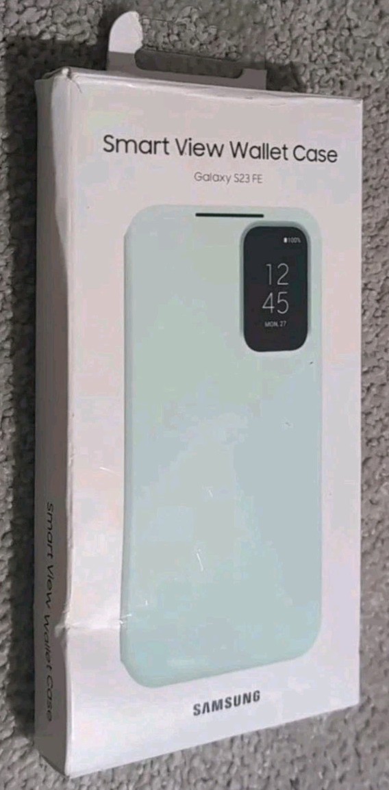 Genuine Official Samsung Galaxy S23 FE S23FE Smart View Wallet Case Mint (Green)