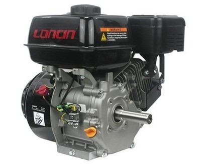 Zylindrischer LONCIN Motor 25,4x80 252cc Komplett Benzin Mit Seilzug Horizontal