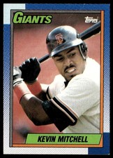 1990 Topps Kevin Mitchell San Francisco Giants #500