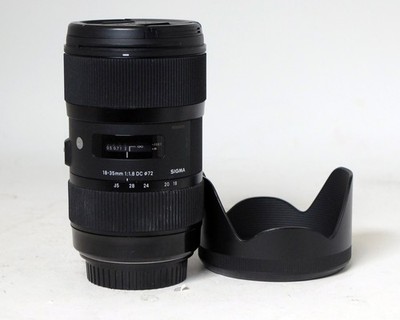 Sigma 18-35mm 1:1.8 DC ART 013 Zoom Lens Canon Auto Focus Digital DSLR