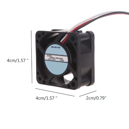 Cooling Fan 40MM DC24V Cooler 1608KL-05W-B39 2 Lines for Fanuc System - Afbeelding 8 van 8