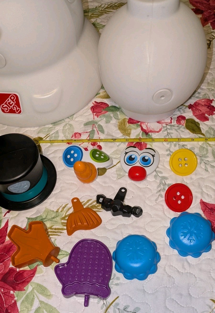 Step 2 My First Snowman Kids Interactive Christmas Toy Music & Lights Up Tested