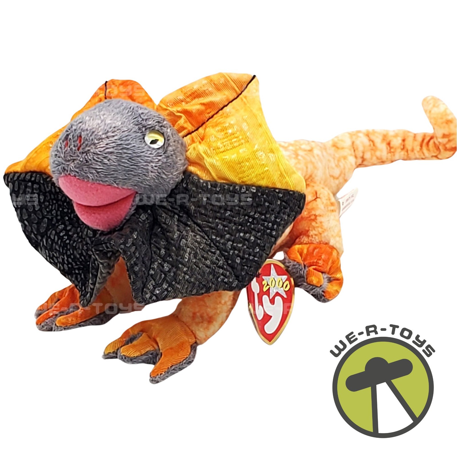 Ty Beanie Babies Slayer the Frilled Lizard Plush 2000