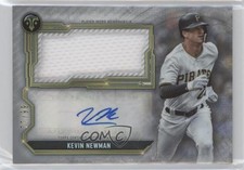 2020 Topps Triple Threads Single Jumbo Relics 77/99 Kevin Newman Auto q3y