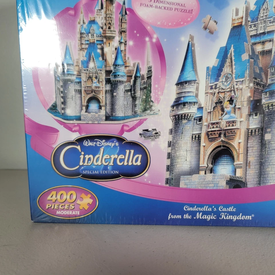 Disney Princesa Puzzle 3D Castillo de Cenicienta 400 Piezas Sellado de Fábrica Foto 3 de 4