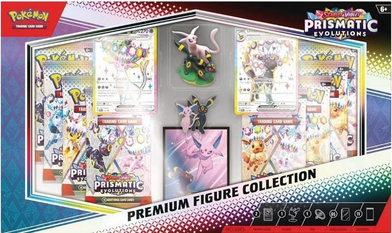 ⚡ Pokemon TCG Prismatic Evolutions ⚡Premium Figure Collection 🔥SEALED🔥