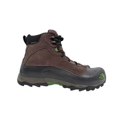 The North Face Snowfuse Winter Boots Mens 13 Brown Waterproof Suede Insulated