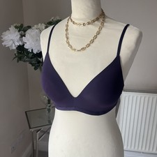 Sloggi Women's purple    Comfort Bra Size 34 Adjustable Straps Soft Fabric