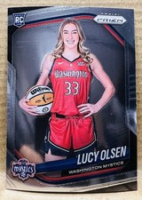 2025 Panini Prizm Image Variation Lucy Olsen #145 RC Washington Mystics