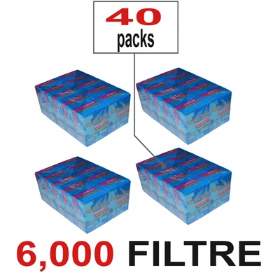 6000 Filtri Rizla Slim 6mm Spugna – 40 Scatolette x150 | Rizla Slim Filters