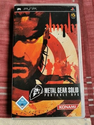 Metal Gear Solid Portable Ops PSP