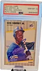 Ken Griffey Jr 1989 Fleer Autograph Rookie Card #548 PSA/DNA 10