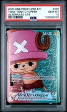 PSA 10 One Piece English OP08-001 TONY TONY CHOPPER Alt Art GEM MINT