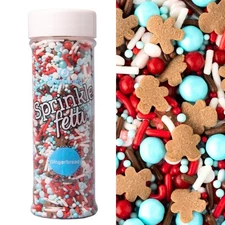 Best Sweets Indeed Sprinkles, Gingerbread Edible Sprinkle Mix, Perfect for Cake