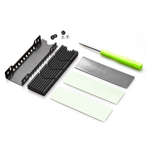 Couvercle Dissipateur Thermique NVMe M.2 NGFF 2280 Avec Support - Compatible Dell M15 R5 R6 G15 5510 5511