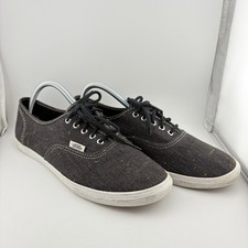 Vans Women's Size UK 6 Lo Pro Skate Shoes Trainers Grey Denim Multi Fleck