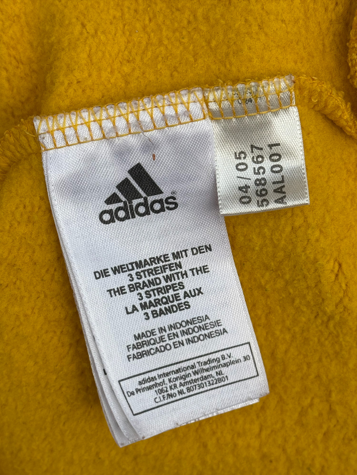 Vintage Adidas Hoodie Mens XL Center Spell Out Logo Sweatshirt RARE 90s 00s EX image 7