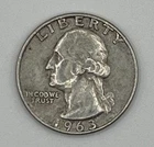 1963-D Washington Quarter (90% silver), Circulated