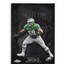 2025 Topps Chrome NBA - Jordan Mailata #ACT-12 All Chrome - Eagles