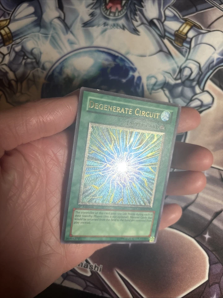 (YVH) Yugioh 1x Degenerate Circuit Ultimate Rare CDIP-EN047 Cyberdark Impact VLP - Image 3 of 4