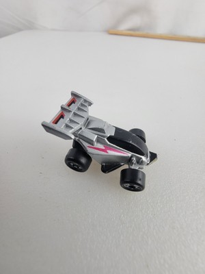 Funrise Micro Machine TURBO Formula 1 Racing Car Silver  Red Stripes 