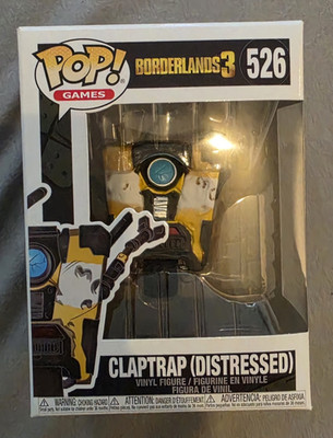 Funko POP! Games Borderlands 3 Claptrap Distressed #526 Vinylfigur