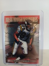 Randy Moss Minnesota Vikings 2000 Bowman - Breakthrough Discoveries Insert #BD10