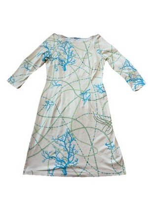 J. McLaughlin Dress Size XS Catalina Cloth Resort Nautical Coastal Beach Preppy