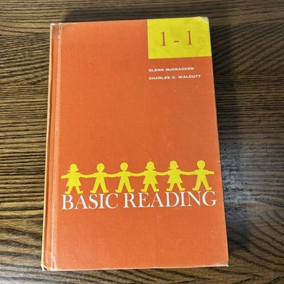 Basic Reading 1 1 Glenn McCracken 1963 HC Vintage School Reader Early Edition