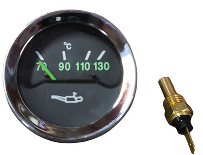 OIL TEMPERATURE GAUGE 12 VOLTS 52MM. IT FITS RENAULT ALPINE
