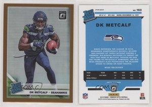 2019 Panini Donruss Optic Rated Rookie Bronze Prizm DK Metcalf #163 Rookie RC