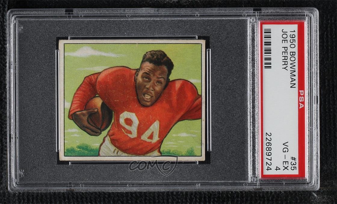 1950 Bowman Joe Perry #35 PSA 4 Rookie RC HOF
