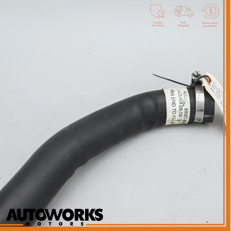 07-15 Jaguar X150 XK XKR tanque de combustible tubo de manguera de llenado inferior 8W839047AD OEM Foto 4 de 4