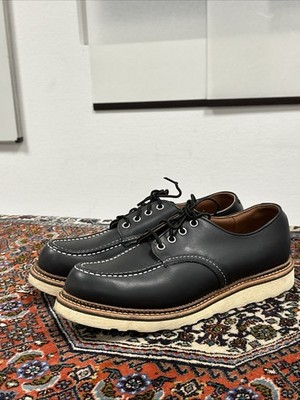  Red Wing 8106 Moc-Toe Oxford Schuhe Schwarz Chrome Gr: 42EU/ 9 US -D /8 UK Top