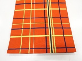 7612904: JAPANESE KIMONO JAPANESE NAGOYA OBI / WOVEN GRID