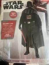 Darth Vader Deluxe 7pc Costume Men Adult Standard Fits M/L