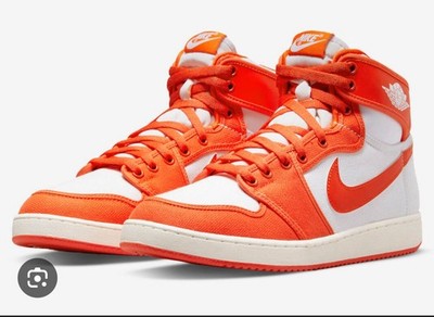 New 10.5 Nike Air Jordan 1 KO AJKO Retro Rush Orange Sail White