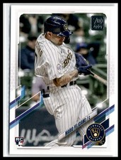 Mario Feliciano 2021 Topps Update #US174 RC Rookie Milwaukee Brewers