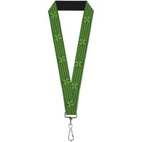 "Buckle-Down Lanyard-1.0\"-St. Pat's Clovers/Green 22\" X 1\" Multicolor (Us Import)"