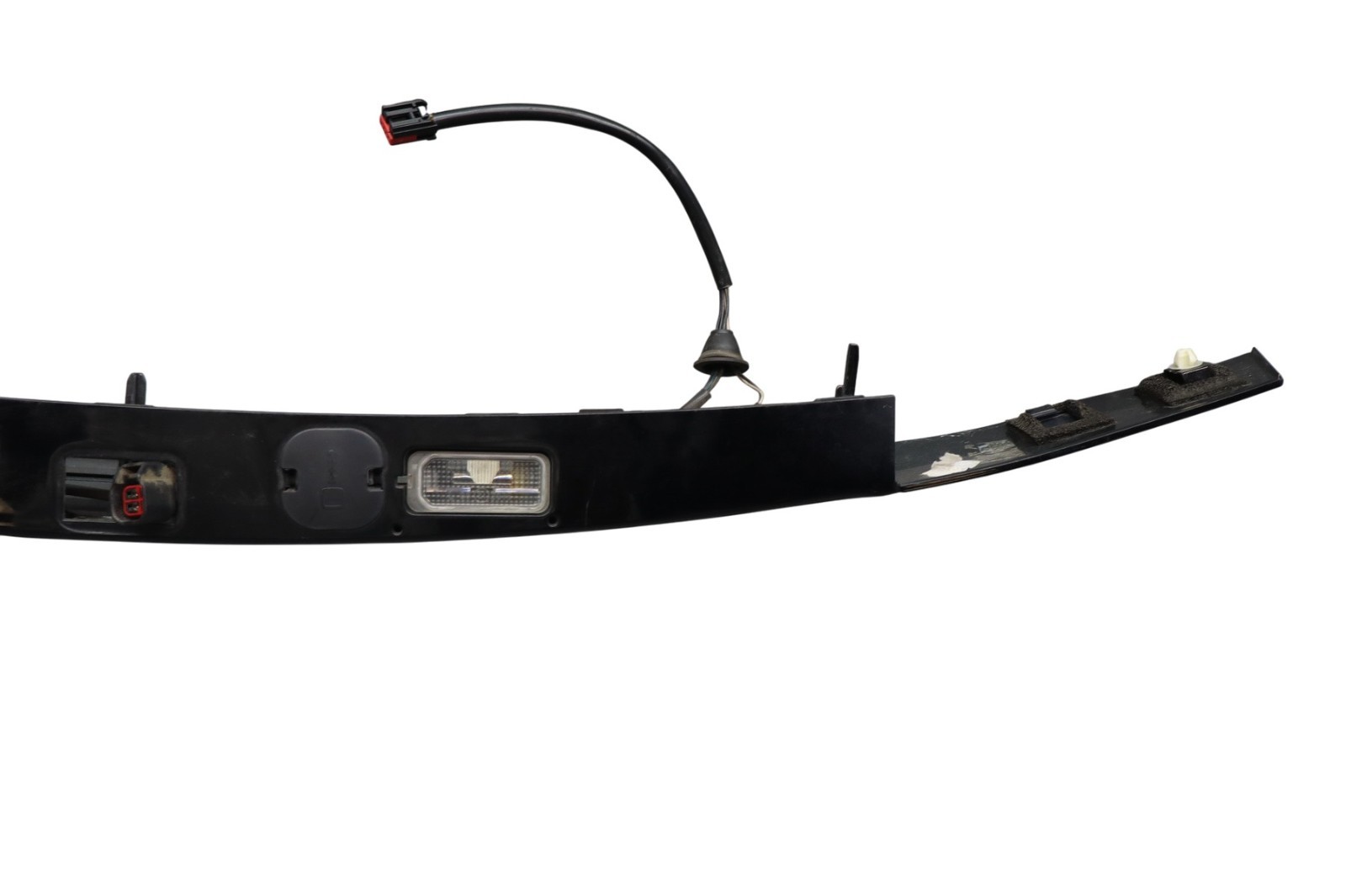 14-22 Maserati Quattroporte Rear Trunk Lid Molding Plate w/ Lights Black Oem