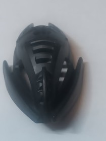 A Lego Black Bionicle Mask Kraahkan 4 Hole Chin 44815b 8953 HTF