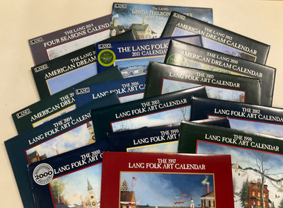 Lang Art Calendars - Suitable for Framing - Choose from various years in menu