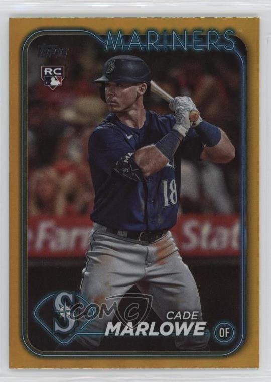2024 Topps Series 1 Gold Foil Cade Marlowe #286 Rookie RC fm0