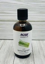 Now Foods Lemongrass Essential Oil for Burners & Diffusers 4 oz 10/28 EXP